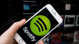Spotify musik app på iPhone